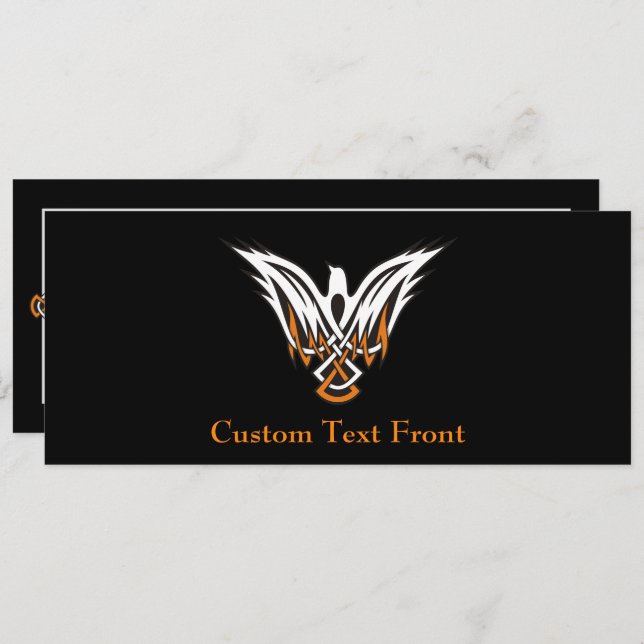 Invitación Ave Celta (Anverso / Reverso)