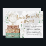 Invitación Aventura a BIRTHDAY, 80TH, Tema de viajes<br><div class="desc">Aventura espera cumpleaños,  alrededor del mundo,  80 cumpleaños,  80,  ochenta,  tema de aventura fiesta de cumpleaños</div>