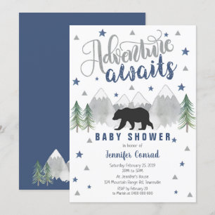 Invitación Aventura a la marina invitada de Baby Shower