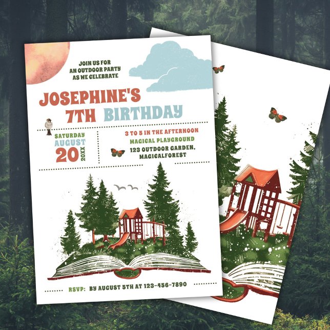 Invitación Aventura al aire libre 2 Fiesta de cumpleaños (Subido por el creador)