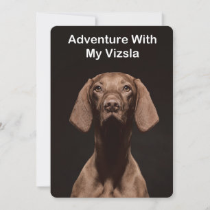 Invitación Aventura con mi Vizsla