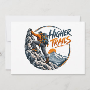 Invitación Aventura de escalada en montaña Higher Trails