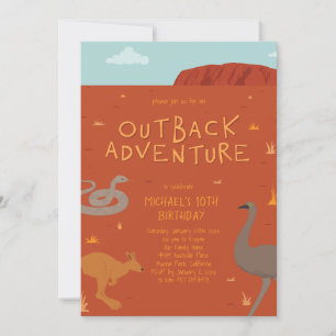 Invitación Aventura de salida Cumpleaños