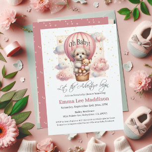 Invitación Aventura empieza a ser una pipa en globo aerostáti