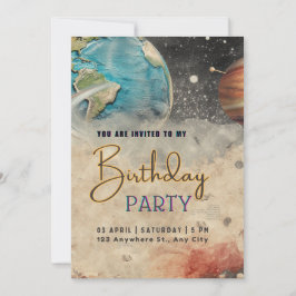 Invitación Aventura en el Espacio Ultraterrestre