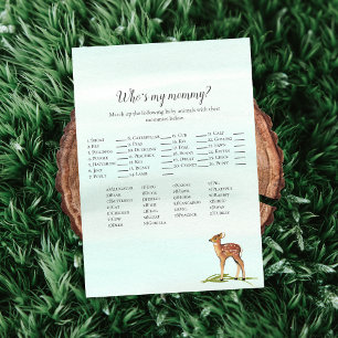 Invitación Aventura Forestal que es mi mami quiere juego de b