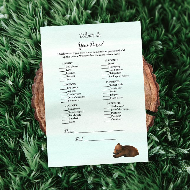 Invitación Aventura Forestal: ¿Qué hay en el juego de los oso (Subido por el creador)