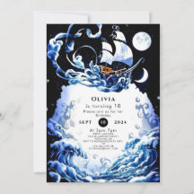 Aventura Pirata simple editable Cumpleaños