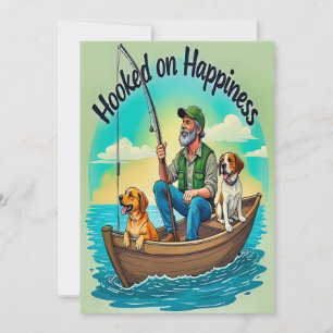 Invitación Aventuras de Pesca con Patas
