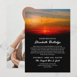 Invitación Aves al amanecer recordando el aniversario de la m