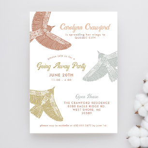 Invitación Aves de arte popular abren casa y se van Fiesta