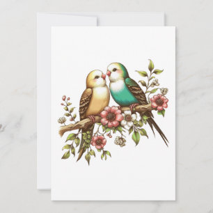 Invitación Aves de boda