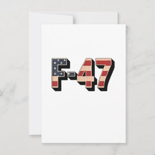 Invitación Avión oficial F47 Maga Fighter Jet F-47 Jet Fighte