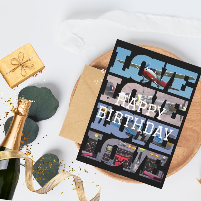 Invitación Avión Volando, Collage de fotos, Aviación, Guay (Subido por el creador)