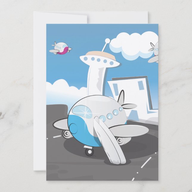 Invitación aviones (Anverso)