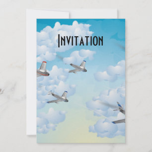 Invitación Aviones de reacción