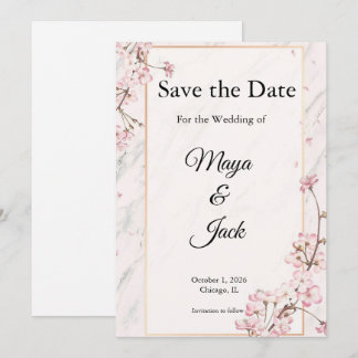 Invitación Avisos de guardado sofisticados