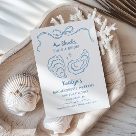 Invitación Aw Shucks Es Una Novia Bachelorette Weekend
