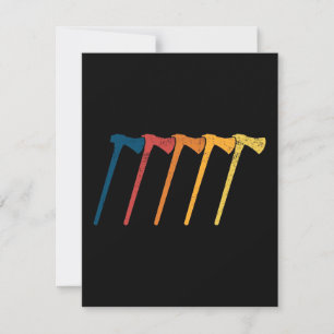 Invitación Ax tirando hacha