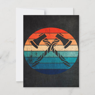 Invitación Axe Throwing Hatchet