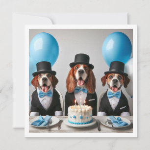 Invitación Ayuda a celebrar a nuestro pequeño caballero, cump
