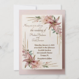 Invitación Aztec Lilly