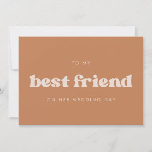 Invitación Azúcar morena retro Para el día de la boda de mi m