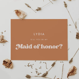 Invitación Azúcar retro retro de estilo marrón