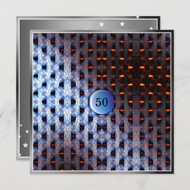 Invitación Azul (Anverso / Reverso)