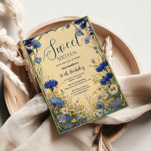 Azul Art Nouveau Sweet Sixteen de Aciano