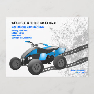 Invitación azul ATV