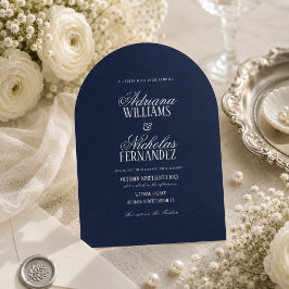 Invitación Azul de Dinero Antiguo Comienzo de Nuestro Para Si