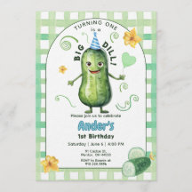 Invitación azul de primer cumpleaños de un gran pe