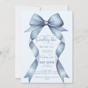 Invitación Azul Doble Algo Azul Antes De Hacer Ducha Británic
