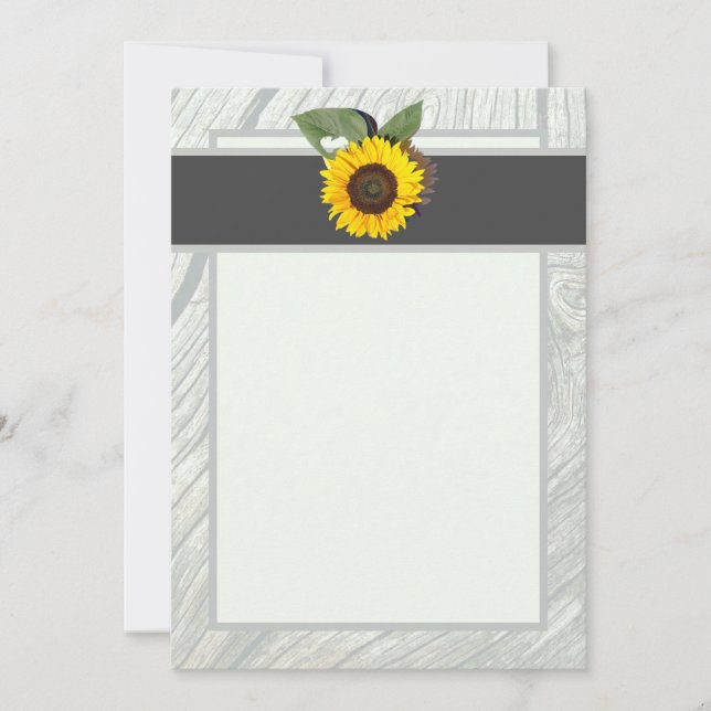 Invitación Azul verde azulado (Anverso)