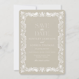 Invitación Azulejo de arcilla Talavera Fiesta Española Avisa 