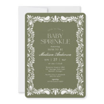 Azulejo Verde Talavera Fiesta Española Bebe Rociad