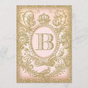 Invitación "B" Érase una vez una Princesa Peach