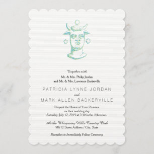 Invitación Baal (estilo de letra, dos colores)