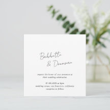 Babbette Minimalista Boda moderno
