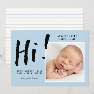 Invitación BABY Añadir tu foto