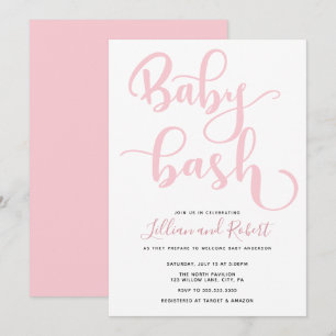 Invitación Baby Bash Couples Baby Shower
