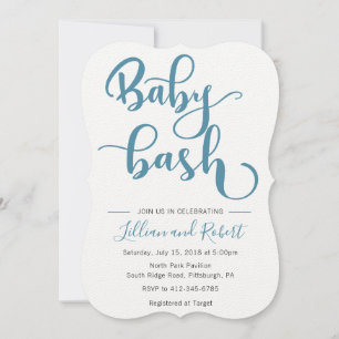 Invitación Baby Bash Couples Baby Shower
