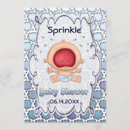 Invitación Baby Bawling Funny Sprinkle Baby Shower