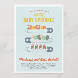 Invitación Baby BBQ