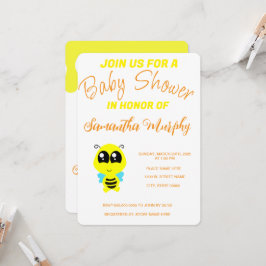 Invitación Baby Bee | Baby Shower Invitation