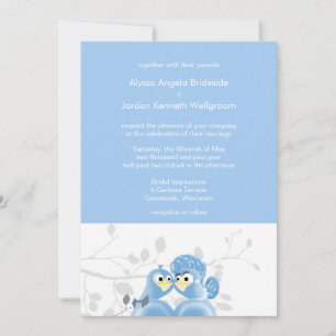 Invitación Baby Blue Eyes Elegant Spring Wedding DIY Invitati