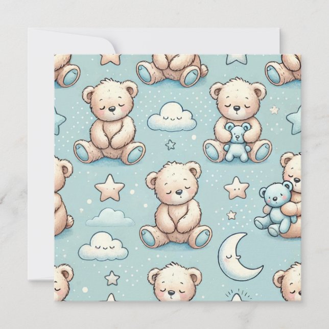 Invitación Baby Boy (Anverso)