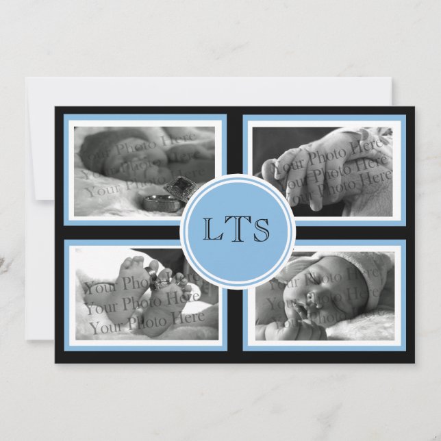 Invitación Baby Boy (Anverso)