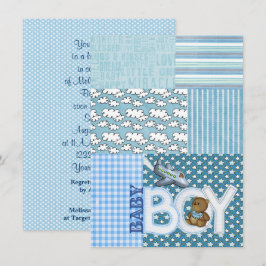Invitación Baby Boy Shower